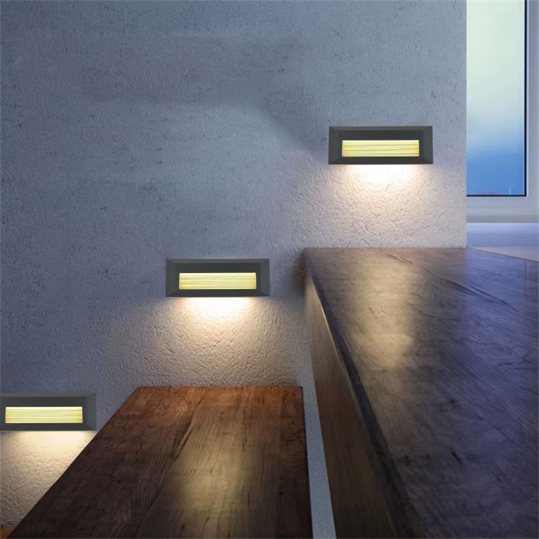 Aplique De Escalera Rectangular 3W - Imagen 2